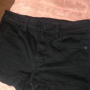 black american eagle shorts
